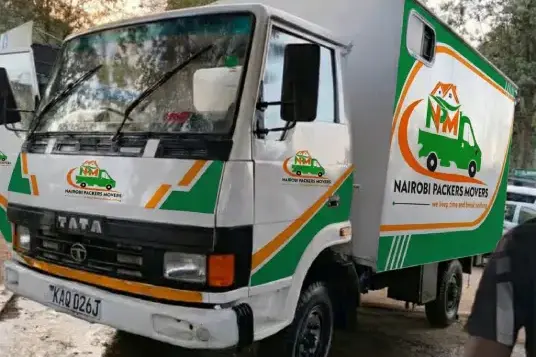 Branded Nairobi Packers Movers delivery truck